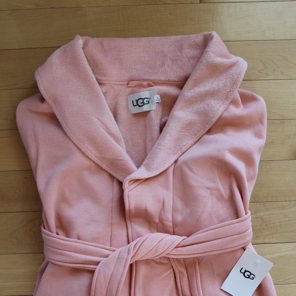 UGG DUFFIELD Fleece Plush Robe - Picture 5 of 5